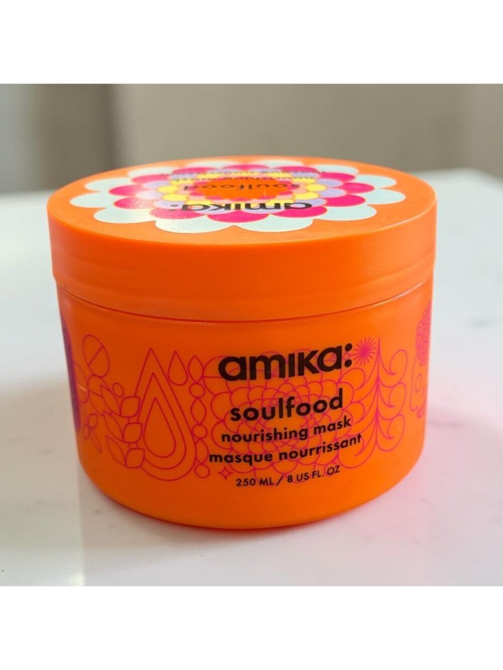 Amika Soulfood Nourishing Hair Mask 8 oz 250 mL Deep Conditioning Treatment New